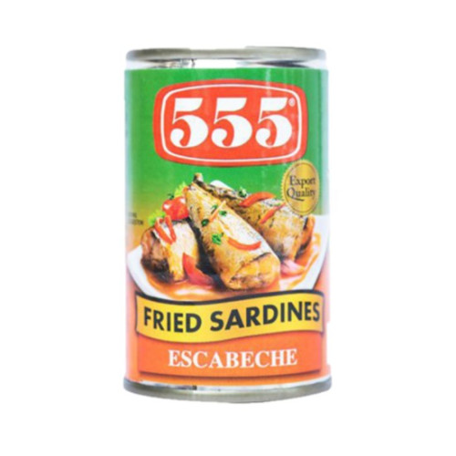 555 Sardines Fried Escabeche 155G 555 Sardines Fried Escabeche 155G