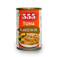 555 TUNA FLAKES IN OIL 155G