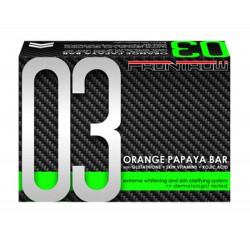 FrontRow 03 Orange Papaya Bar with Glutathione + Skin Vitamins + Kojic Acid