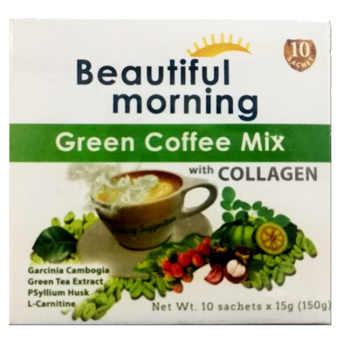 Green Coffee Mix with Collagen 1 Box 10 Sachets Green Coffee Mix with Collagen 1 Box 10 Sachets