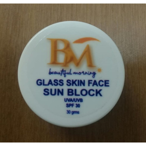 Beautiful Morning Glass Skin Face Sunblock SPF30 30grams Beautiful Morning Glass Skin Face Sunblock SPF30 30grams
