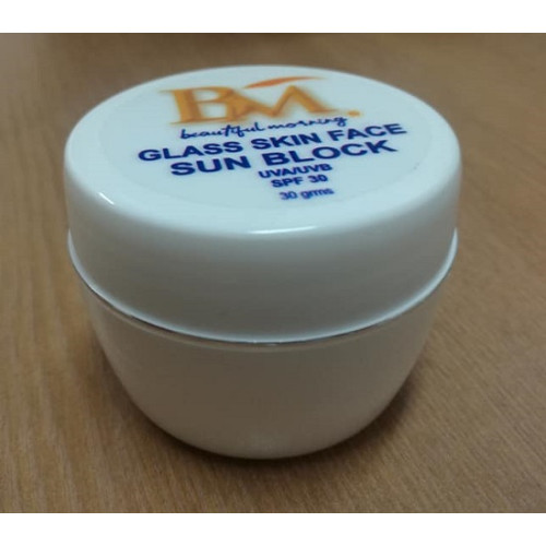 Beautiful Morning Glass Skin Face Sunblock SPF30 30grams Beautiful Morning Glass Skin Face Sunblock SPF30 30grams