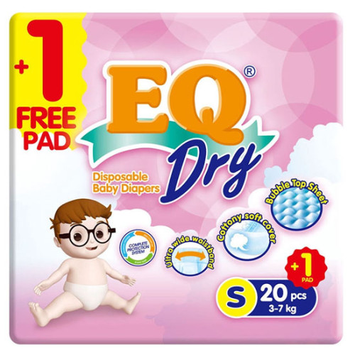EQ Dry Travel Pack Small 20 pads EQ Dry Travel Pack Small 20 pads