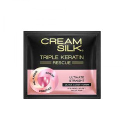 Creamsilk Triple Keratin Rescue Ultimate Straight Ultra Conditioner 10mlx6