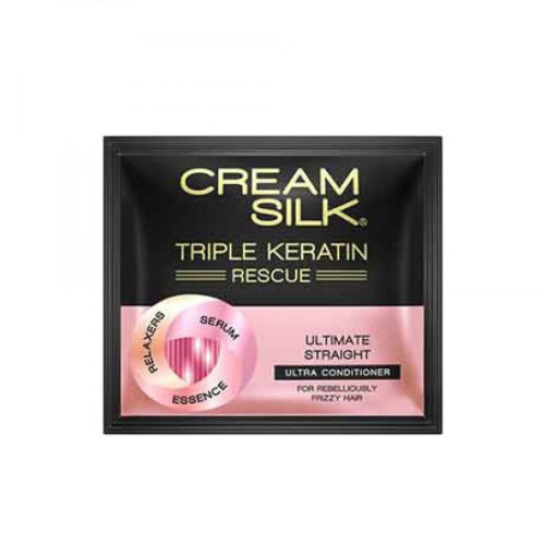 Creamsilk Triple Keratin Rescue Ultimate Straight Ultra Conditioner 10mlx6 Creamsilk Triple Keratin Rescue Ultimate Straight Ultra Conditioner 10mlx6