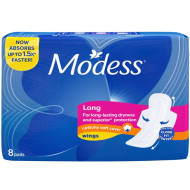 Modess Long with Wings 8 pads